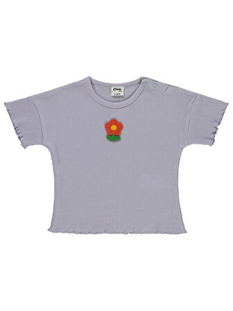 Civil Baby Kız Bebek Tişört 6-18 Ay Lila