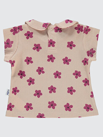 Civil Baby Kız Bebek Tişört 6-18 Ay FilDişi