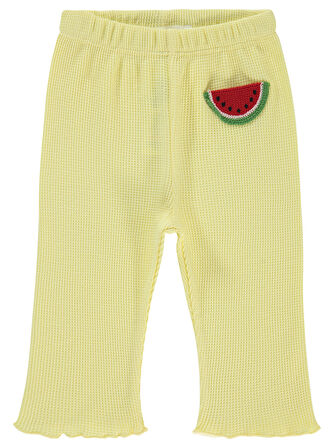 Civil Baby Kız Bebek Tayt 6-18 Ay Sarı