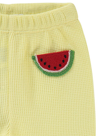 Civil Baby Kız Bebek Tayt 6-18 Ay Sarı