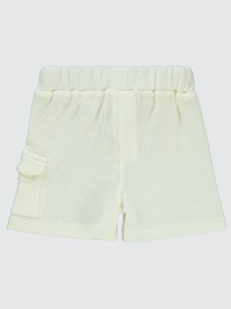 Civil Baby Erkek Bebek Şort 6-18 Ay Ekru