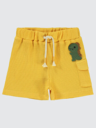 Civil Baby Erkek Bebek Şort 6-18 Ay Soft Sarı