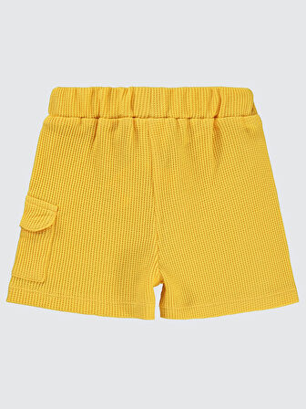 Civil Baby Erkek Bebek Şort 6-18 Ay Soft Sarı