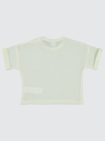 Civil Baby Erkek Bebek Tişört 6-18 Ay Ekru