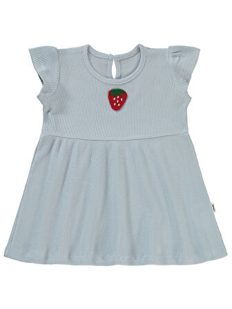 Civil Baby Kız Bebek Elbise 6-18 Ay Mavi