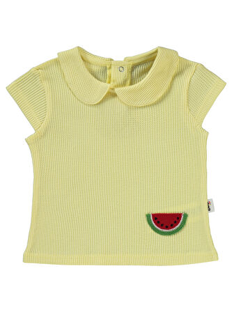 Civil Baby Kız Bebek Şortlu Takım 6-18 Ay Sarı