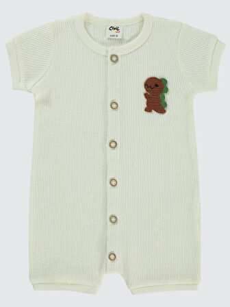 Civil Baby Erkek Bebek Patiksiz Tulum 6-18 Ay Ekru