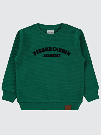 Pierre Cardin Erkek Çocuk Sweatshirt 2-5 Yaş Çam Yeşili