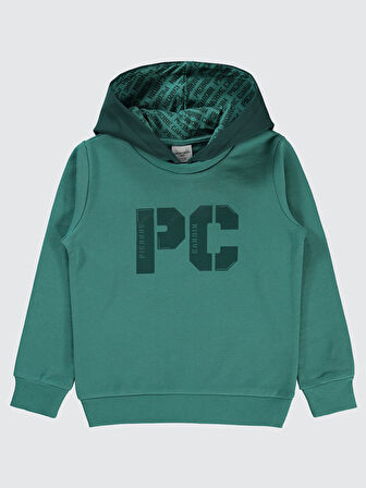 Pierre Cardin Erkek Çocuk Sweatshirt 6-9 Yaş Petrol