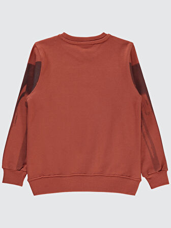 Pierre Cardin Erkek Çocuk Sweatshirt 10-12 Yaş Koyu Bakır