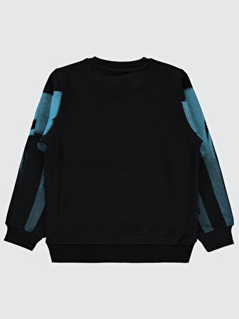 Pierre Cardin Erkek Çocuk Sweatshirt 10-12 Yaş Siyah