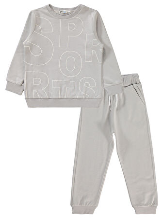 Civil Boys Erkek Çocuk Eşofman Takımı 2-5 Yaş Gri