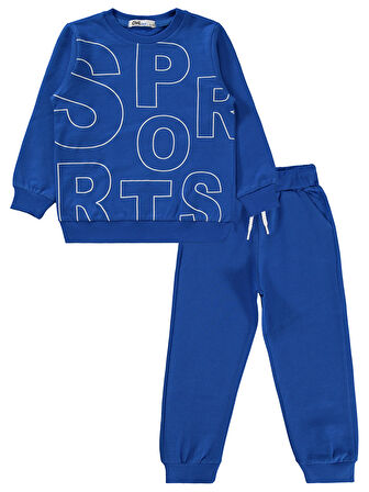 Civil Boys Erkek Çocuk Eşofman Takımı 2-5 Yaş Saks Mavisi