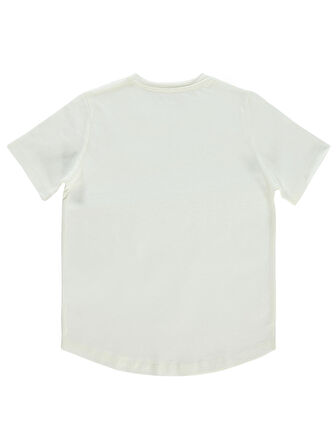 Civil Boys Erkek Çocuk Tişört 6-9 Yaş  Ekru