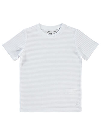 Civil Boys Erkek Çocuk Tişört 6-9 Yaş Beyaz