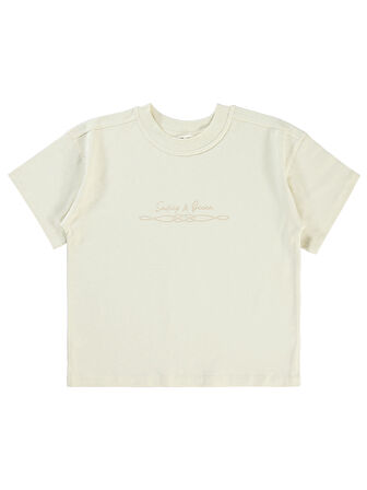 Civil Boys Erkek Çocuk Tişört 6-9 Yaş Fildişi