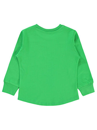 Civil Boys Erkek Çocuk Sweatshirt 2-5 Yaş Koyu Yeşil
