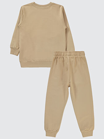 Civil Boys Erkek Çocuk Eşofman Takımı 2-5 Yaş Bej