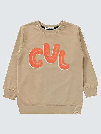 Civil Boys Erkek Çocuk Eşofman Takımı 2-5 Yaş Bej