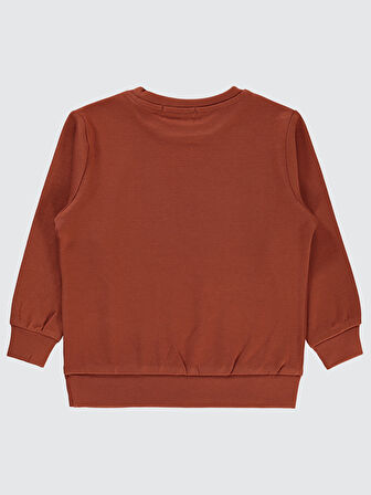 Civil Boys Erkek Çocuk Sweatshirt 2-5 Yaş Koyu Bakır