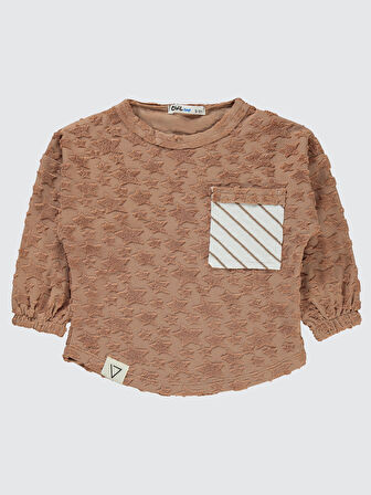 Civil Boys Erkek Çocuk Sweatshirt 2-5 Yaş Sütlü Kahve