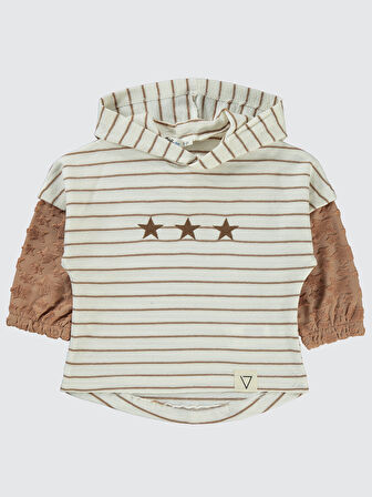 Civil Boys Erkek Çocuk Sweatshirt 2-5 Yaş Sütlü Kahve