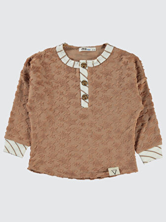 Civil Boys Erkek Çocuk Sweatshirt 2-5 Yaş Sütlü Kahve