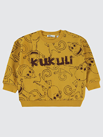 Civil Boys Erkek Çocuk Sweatshirt 2-5 Yaş Hardal