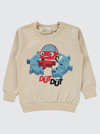 Civil Boys Erkek Çocuk Sweatshirt 2-5 Yaş Taş Rengi