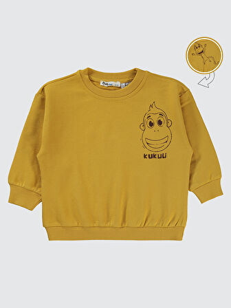 Civil Boys Erkek Çocuk Sweatshirt 2-5 Yaş Hardal