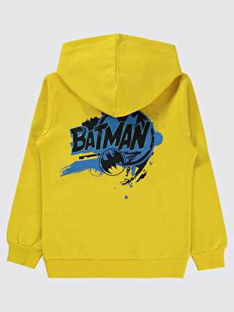 Batman Erkek Çocuk Sweatshirt 6-9 Yaş  Sarı