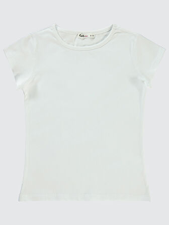 Civil Girls Kız Çocuk Tişört 10-13 Yaş Ekru