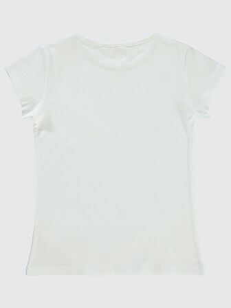 Civil Girls Kız Çocuk Tişört 10-13 Yaş Ekru