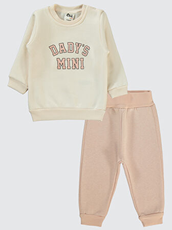 Civil Baby Kız Bebek Takım 6-18 Ay Pudra