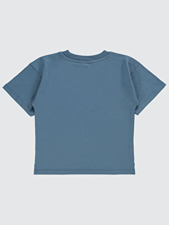 Civil Boys Erkek Çocuk Oversize Tişört 2-5 Yaş İndigo