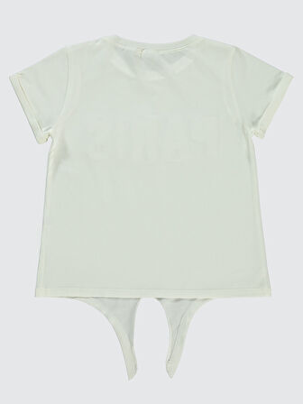 Civil Girls Kız Çocuk Tişört 6-9 Yaş Ekru