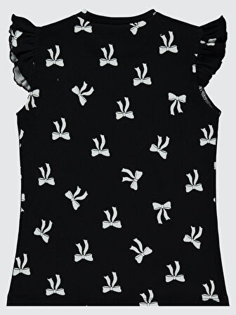 Civil Girls Kız Çocuk Tişört 10-13 Yaş Siyah