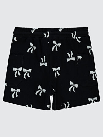 Civil Girls Kız Çocuk Şort 10-13 Yaş Siyah