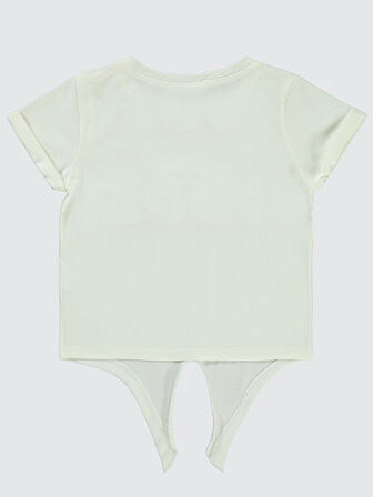 Civil Girls Kız Çocuk Tişört 2-5 Yaş Ekru