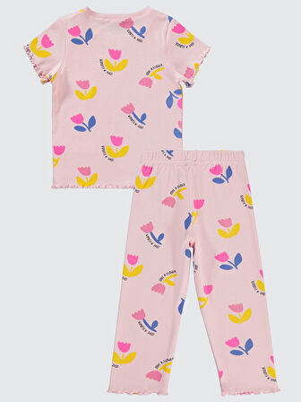 Civil Girls Kız Çocuk Pijama Takımı 2-5 Yaş Gül Pembe