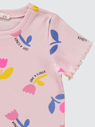 Civil Girls Kız Çocuk Pijama Takımı 2-5 Yaş Gül Pembe