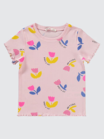 Civil Girls Kız Çocuk Pijama Takımı 2-5 Yaş Gül Pembe