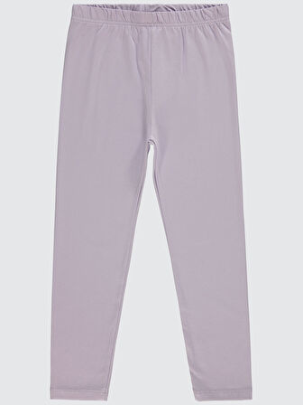 Civil Girls Kız Çocuk Tayt 6-9 Yaş Nazik Lavanta