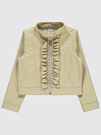 Pierre Cardin Kız Çocuk Ceket 10-12 Yaş  Bej