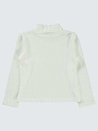 Pierre Cardin Kız Çocuk Sweatshirt 6-9 Yaş Ekru