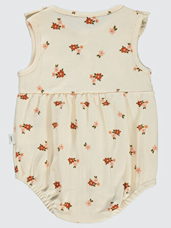 Civil Baby Kız Bebek Patiksiz Tulum 6-18 Ay FilDişi