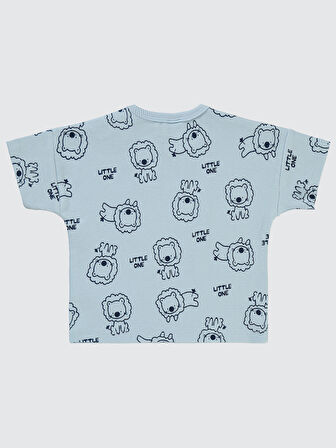 Civil Baby Erkek Bebek Tişört 6-18 Ay Açık Mavi