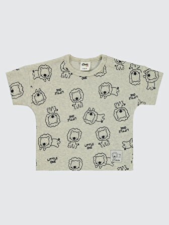 Civil Baby Erkek Bebek Tişört 6-18 Ay Karmelanj