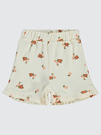 Civil Baby Kız Bebek Şort 6-18 Ay Fil Dişi