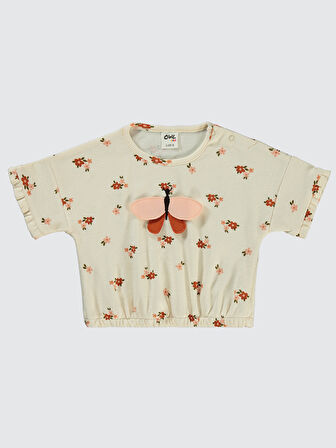 Civil Baby Kız Bebek Tişört 6-18 Ay FilDişi